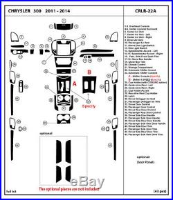 Chrysler 300 2011-2014 Real Carbon Fiber Dash Kit Interior Auto Trim