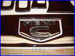 Chrysler 300 300c 2.7l 3.5l Hemi Interior Wood Dash Trim Kit Set 2005 2006 2007