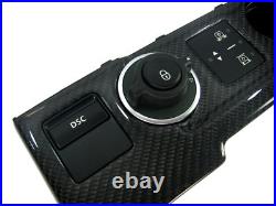 Clock+Terrain dash panel fascia Black carbon fiber for Range Rover L322 interior