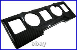 Clock+Terrain dash panel fascia Black carbon fiber for Range Rover L322 interior