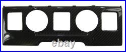 Clock+Terrain dash panel fascia Black carbon fiber for Range Rover L322 interior