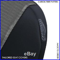 Coverking Carbon Fiber Neosupreme Front Tailored Seat Covers for Chevy Colorado
