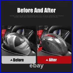 Dry Carbon Fiber Car Interior Tachometer Ring Cover Trim For MINI R55 R56 R60