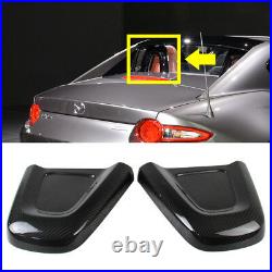 Dry Carbon Fiber Fit FOR Mazda MX-5 Miata ND Interior Head Restraint Cover L+R