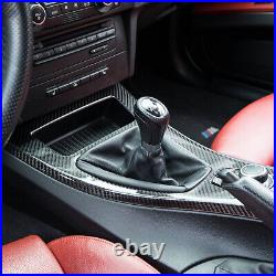 Dry Carbon Fiber Gearshift Console Cover Set for BMW E90 E91 E92 E93