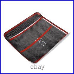 Dry Carbon Fiber Interior Center Console Cover Trim For Jaguar F-TYPE 2013-24