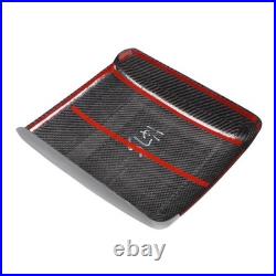 Dry Carbon Fiber Interior Center Console Cover Trim For Jaguar F-TYPE 2013-24