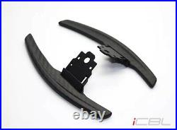Dry Carbon Fiber Paddle Shifters Fit BMW F10 F30 F80 F82 335i 340 M2 M3 M4 M6 CF