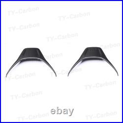 Dry Carbon Fiber Seat Back Covers Interior Trim Stickers for Benz A45 CLA45 GLA4