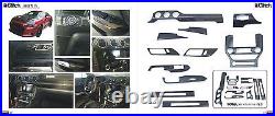 Dry Carbon fiber interiors (dash trim cover-LHD) fit for Ford 2015 Mustang 11pcs