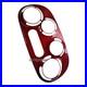 Fiat / Abarth 500 595 695 RED Manual Heater Control Panel Genuine Carbon Fibre