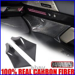 Fit For BMW 5 Series G60 2024+ Real Carbon Fiber Interior Door Panel Trim cover