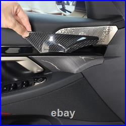 Fit For BMW 5 Series G60 2024+ Real Carbon Fiber Interior Door Panel Trim cover