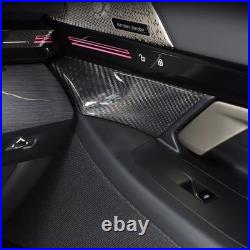 Fit For BMW 5 Series G60 2024+ Real Carbon Fiber Interior Door Panel Trim cover