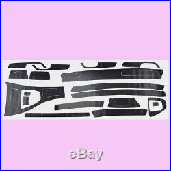 Fit For BMW E90 E92 E93 2005-13 Glossy Carbon Fiber Sticker Interior Decal Trim