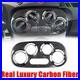 Fit For Fiat 500 Abarth 10-15 Real Carbon Fiber AC Air Conditioning Switch Cover
