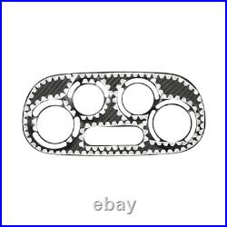 Fit For Fiat 500 Abarth 10-15 Real Carbon Fiber AC Air Conditioning Switch Cover