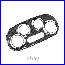 Fit For Fiat 500 Abarth 10-15 Real Carbon Fiber AC Air Conditioning Switch Cover