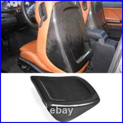 Fit for BMW 3 Series E46 M3 1PC Real Carbon Fiber Interior Seat Back Trim Cover