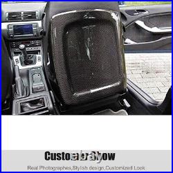 Fit for BMW 3 Series E46 M3 1PC Real Carbon Fiber Interior Seat Back Trim Cover