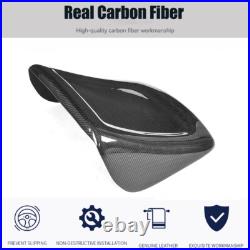 Fit for BMW 3 Series E46 M3 1PC Real Carbon Fiber Interior Seat Back Trim Cover