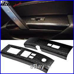Fits 03-05 Nissan 350Z Z33 Interior Door Switch Trim Covers Carbon Fiber (CF)