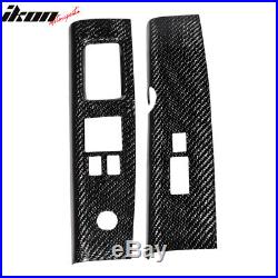 Fits 03-05 Nissan 350Z Z33 Interior Door Switch Trim Covers Carbon Fiber (CF)