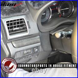 Fits 15-18 Subaru WRX STI Front Glove Compartment Box Cover Matte Carbon Fiber