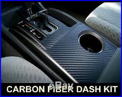 Fits Ford F-250/350/550 05-08 Carbon Fiber Interior Dashboard Dash Trim Kit Part