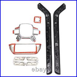 Fits Land Rover Defender L663 90 110 2020+ Carbon Fiber Interior Trim Kit Cover