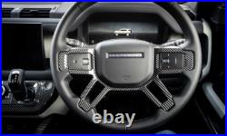Fits Land Rover Defender L663 90 110 2020+ Carbon Fiber Interior Trim Kit Cover