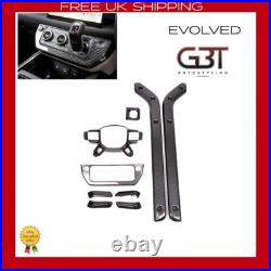 Fits Land Rover Defender L663 90 110 Carbon Fiber Interior Trim Kit Cover 2020+