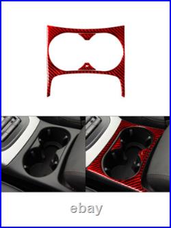 For 2013-2016 Audi Q5 Vehicle Carbon Fiber Full Interior Kit Trim Red 36Pcs