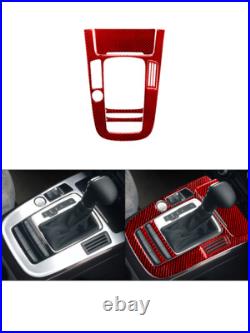 For 2013-2016 Audi Q5 Vehicle Carbon Fiber Full Interior Kit Trim Red 36Pcs