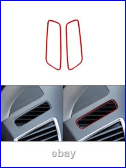 For 2013-2016 Audi Q5 Vehicle Carbon Fiber Full Interior Kit Trim Red 36Pcs
