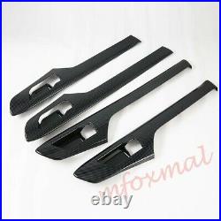 For 2020-2022 Highlander Carbon Fiber Interior Door Handle Cover Trim Parts 4PCS