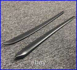 For 2021-23 Tesla Model 3 Y Matt Real Full Carbon Fiber Interior Door Panel Trim