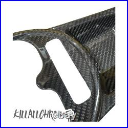 For Abarth Interior Cup Centre Console Tunnel Genuine Carbon Fibre 500 595 695