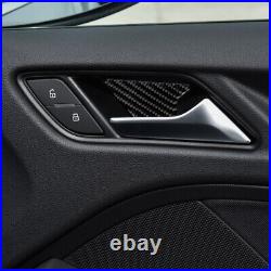 For Audi A3 S3 RS3 8V 2013-2019 Carbon Fiber Interior Trim with START Button