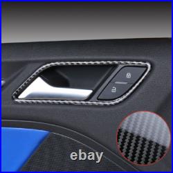 For Audi A3 S3 RS3 8V 2013-2019 Carbon Fiber Interior Trim without START Button
