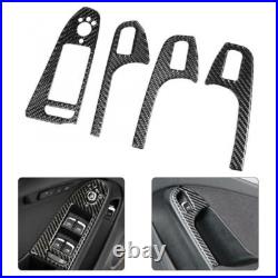 For Audi A4 B8 Carbon Fiber Interior Accessories Set Kit Cover Trim 2008-2015