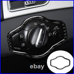 For Audi A4 B8 Carbon Fiber Interior Accessories Set Kit Cover Trim 2008-2015
