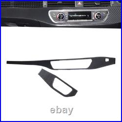 For Audi A4 B9 2017-2019 Carbon Fiber Full Kit Interior Trim