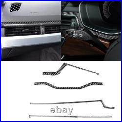 For Audi A4 B9 2017-2019 Carbon Fiber Full Kit Interior Trim