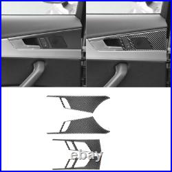 For Audi A4 B9 2017-2019 Carbon Fiber Full Kit Interior Trim