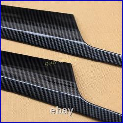For Audi Q5 2017-2024 Carbon Fiber Interior Door Panel Strips Cover Accessories