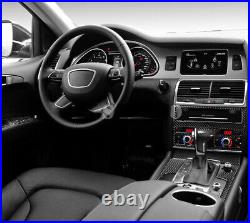 For Audi Q7 2008-2015 Carbon Fiber Interior Accessories Whole Kit Cover Trim