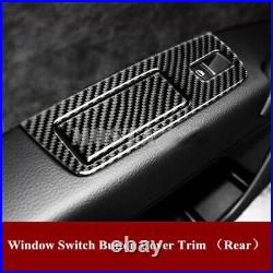 For Audi Q7 2008-2015 Carbon Fiber Interior Accessories Whole Kit Cover Trim