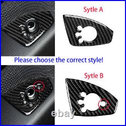 For Audi TT 8N 8J MK123 2008-14 Carbon Fiber Interior Decorative Trim 15PCS