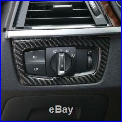 For BMW 3 Series F30 Carbon Fiber Trim Sticker Interior Decoration Decal Set